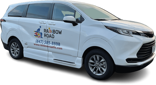 Rainbow Road car